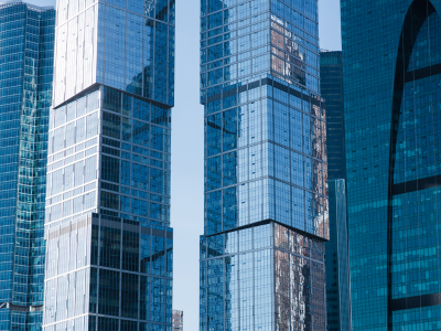 Palazzi moderni sede di multinazionali