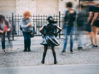 Statua Fearless Girl a Wall Street, New York