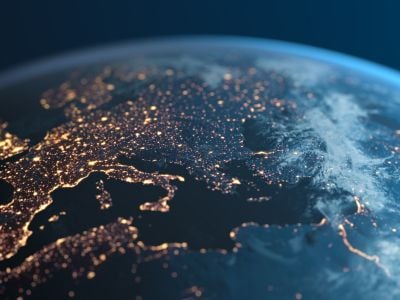 Immagine satellitare della terra