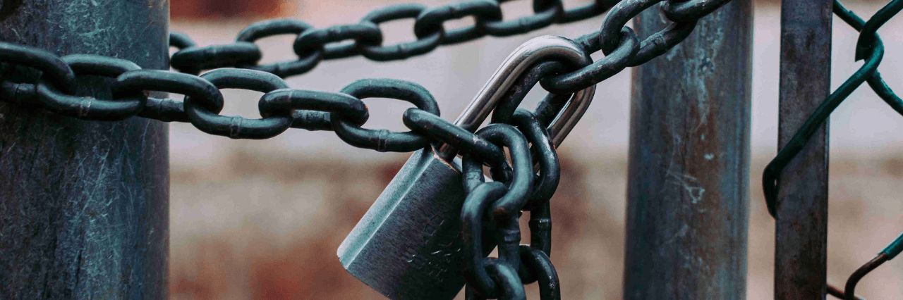 a lock