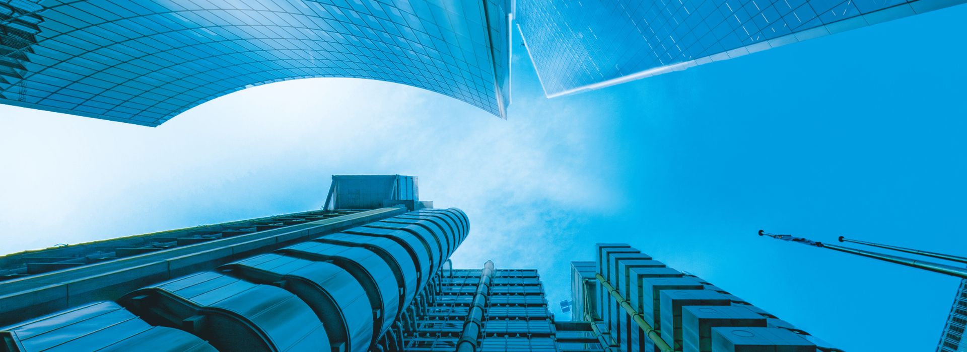 Skyscrapers with blue sky