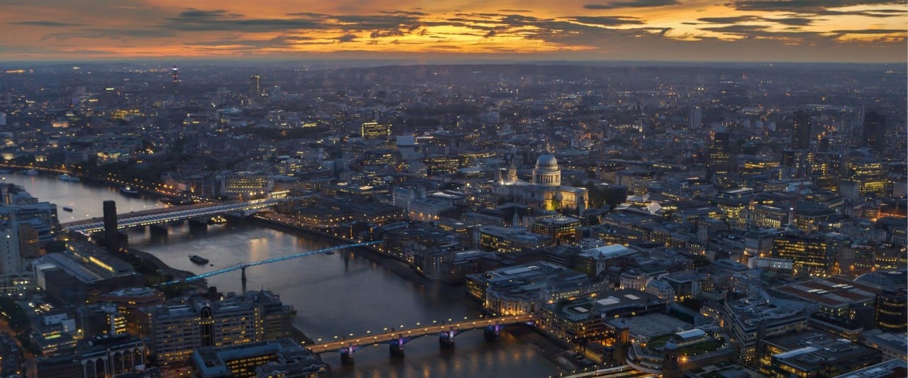 London view from above