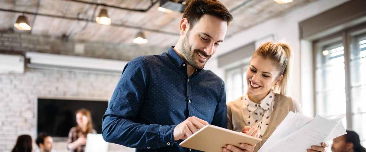 people meeting talks in the office