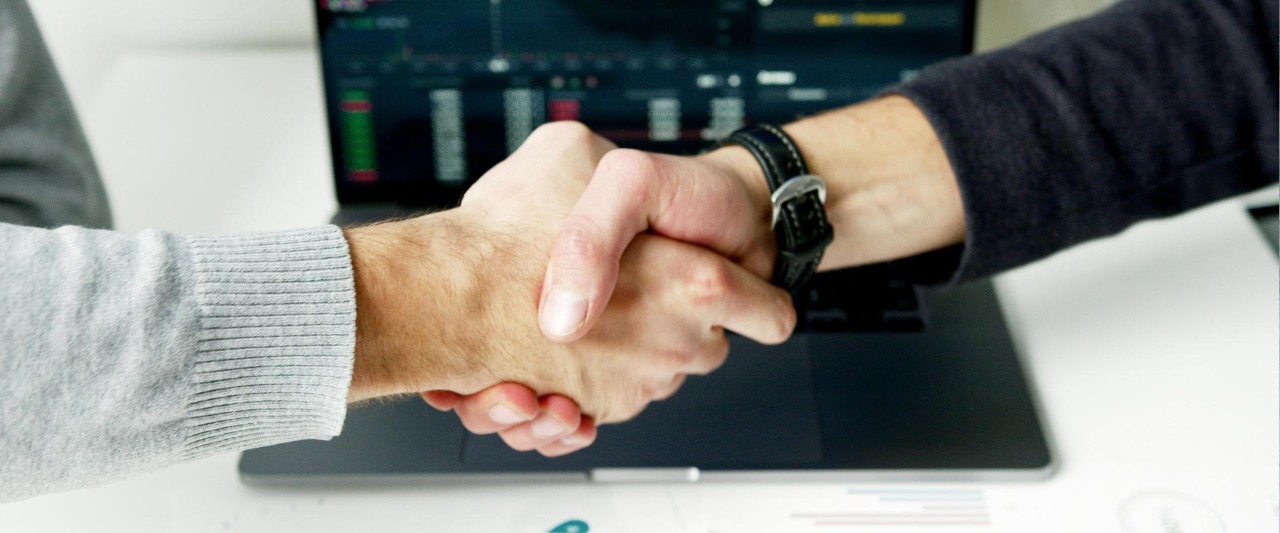business people shake hand