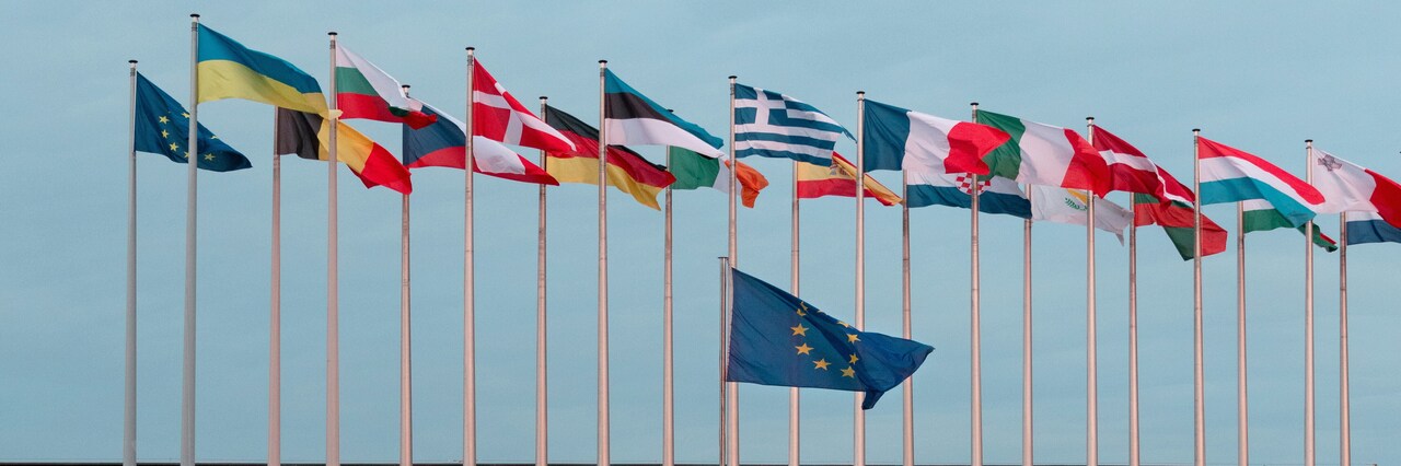 Flags of the Union European countries
