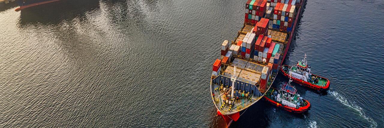 The container shipping industry is benefiting from record-high freight rates