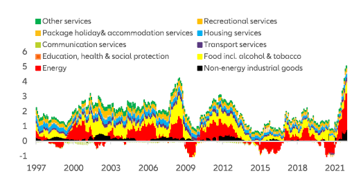 Figure 11: Eurozone – inflation decomposition (y/y, contributions in pp)