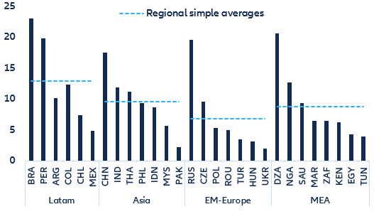 Figure 6: Emerging markets import cover (months)