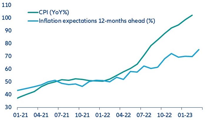 Figure 4: Inflation in Argentina