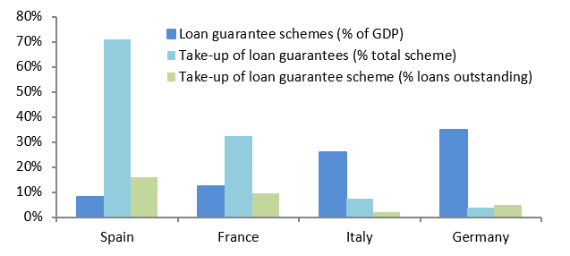 Figure 3: Public loan guarantee schemes in perspective