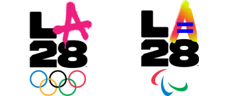 Logo Olimpiadi e Paralimpiadi LA 2028