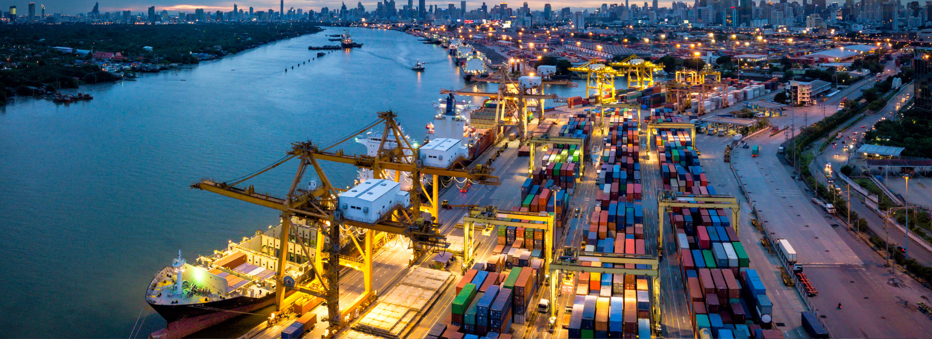 Porto di scambio merci