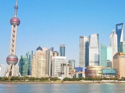 Skyline di Shangai