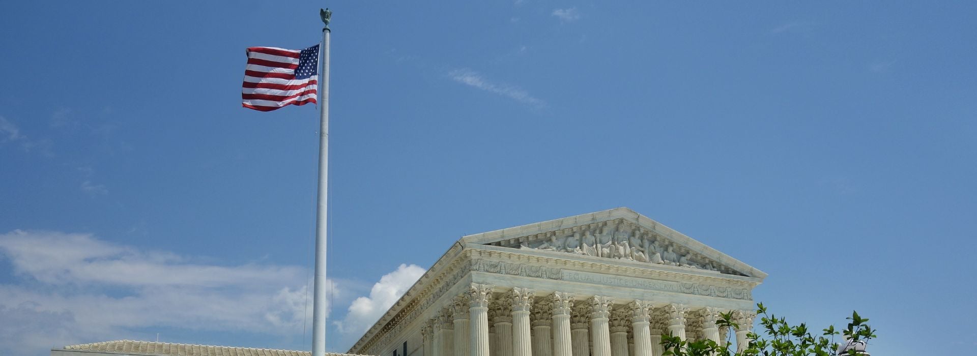 Vista della Corte Suprema degli Stati Uniti