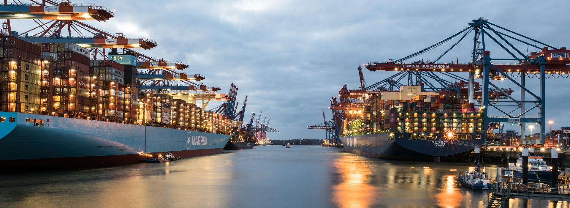 Navi commerciali attraccate