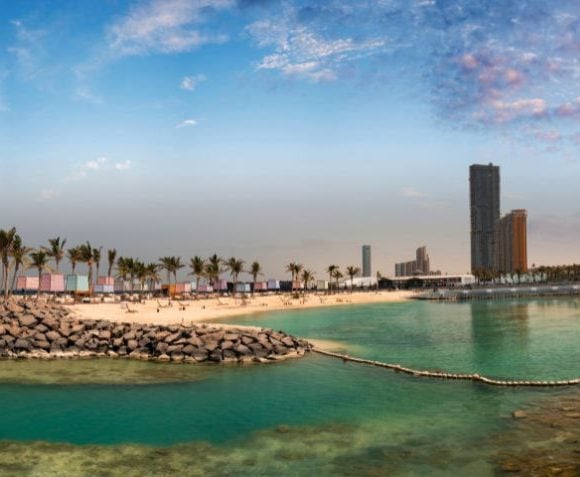 Spiaggia di Jedda, in Arabia Saudita