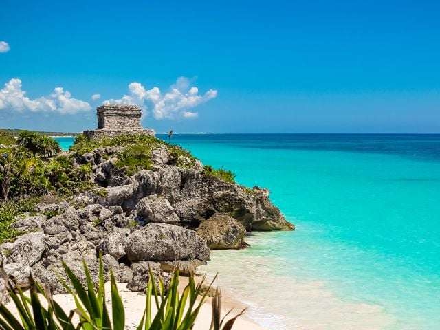 Spiaggia di Tulum, in Messico
