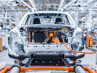 Macchina in lavorazione