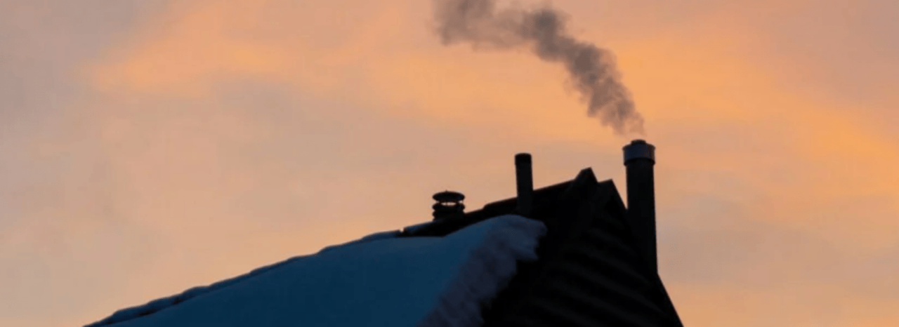 fábrica com fumo